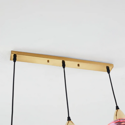 ClusterGlow – Elegante lámpara colgante de 3 luces para iluminación ambiental